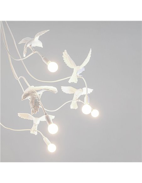 SELETTI SPARROW LAMP Chandelier 138 x 35,8 x 16,5 cm