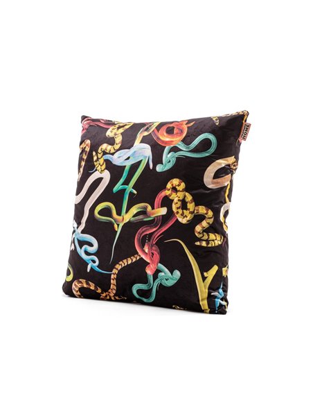 SELETTI TOILETPAPER Pillow 67 x 67 cm - Snakes