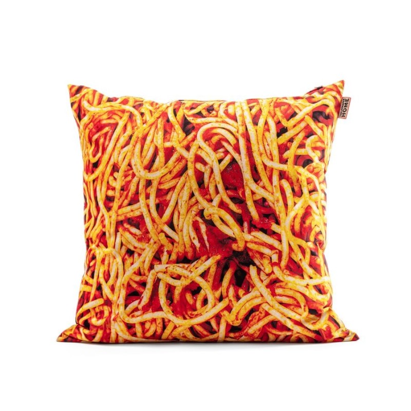 SELETTI TOILETPAPER Pillow 67 x 67 cm - Spaghetti