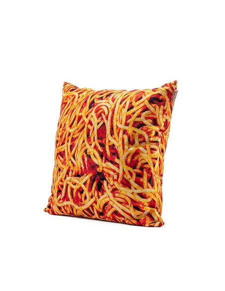 SELETTI TOILETPAPER Kussen 67 x 67 cm - Spaghetti