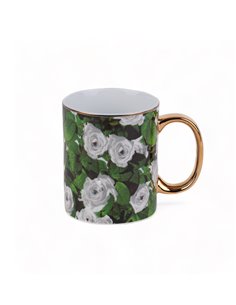 SELETTI TOILETPAPER Mug Ø 10 cm Porcelain - Roses