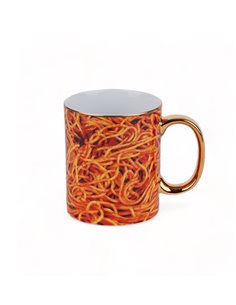 SELETTI TOILETPAPER Tasse Ø 10 cm de Porcelaine - Spaghetti