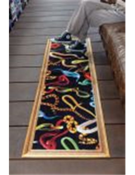 SELETTI TOILETPAPER Tapis de cuisine 60 x 200 cm - Snakes