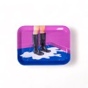 SELETTI TOILETPAPER Serveerschaal 32 x 43,5 cm uit Melamine - Milky Boots