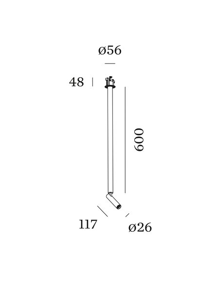 Tech MATCH STICK TRIMLESS 1.0 RECESSED LIGHT