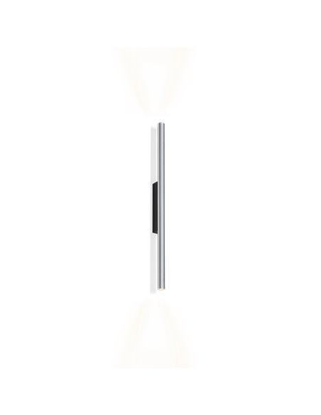 MATCH 2.0 BLACK+ALUMINIUM WALL SURFACE LIGHT