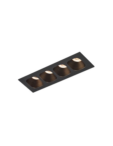 PIRRO PETIT 4.0 BLACK RECESSED LIGHT