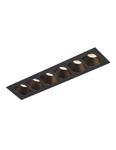 PIRRO PETIT 6.0 BLACK RECESSED LIGHT