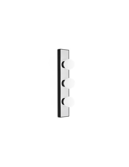 RUVI IP44 3.0 BLACK+ALUMINIUM WALL SURFACE LIGHT