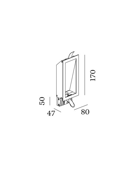 Tech themis wall recessed 1.7