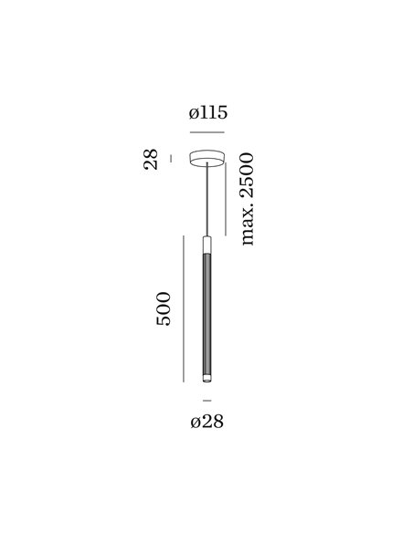 Tech TRACE 1.2 SUSPENDED LIGHT