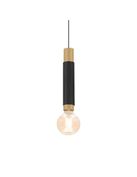 TRACE 2.0 E27 BLACK+CHAMPAGNE SUSPENDED LIGHT