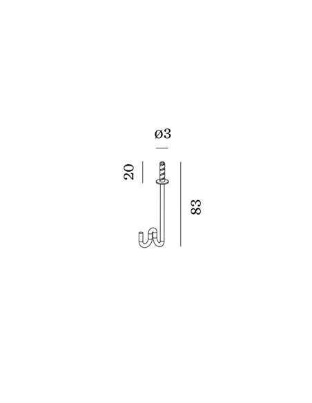 Wever & Ducré Optional Hook B For 6Mm Plugs