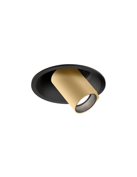 BLIEK PETIT 1.0 LED BLACK+CHAMPAGNE RECESSED LIGHT