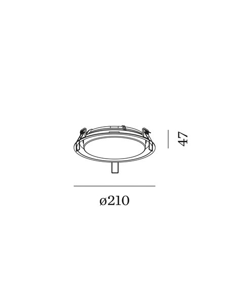 Tech CITY CeilingRecessed 1.6 HV