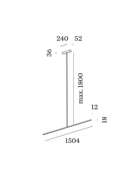 Tech FIL 1.0 SUSPENDED LIGHT