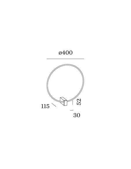 Tech FINLIN ROUND 1.0 WALL SURFACE LIGHT