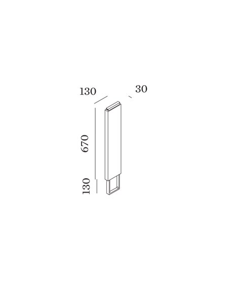 Wever & Ducré BASE 670 WITH CONCRETE GROUND FIXATION FIFTY FIFTY/SWAY/PALOS Accessoire