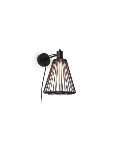 Wever & Ducré Wiro 1.0 Cone Wall Surf E27 With Plug Wandlamp