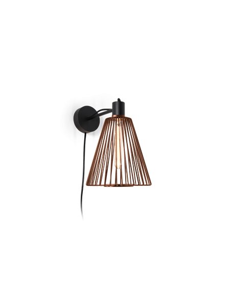 Wever & Ducré Wiro 1.0 Cone Wall Surf E27 With Plug Wandlamp