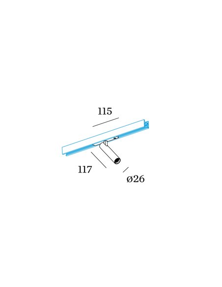 Wever & Ducré Match On Track Strex 1.0 Led Schienenleuchte