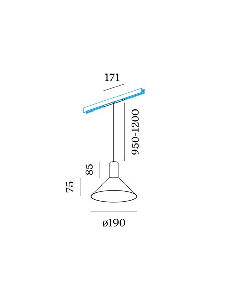 Wever & Ducré Odrey On Track Strex 1.6 Led track lighting fixture