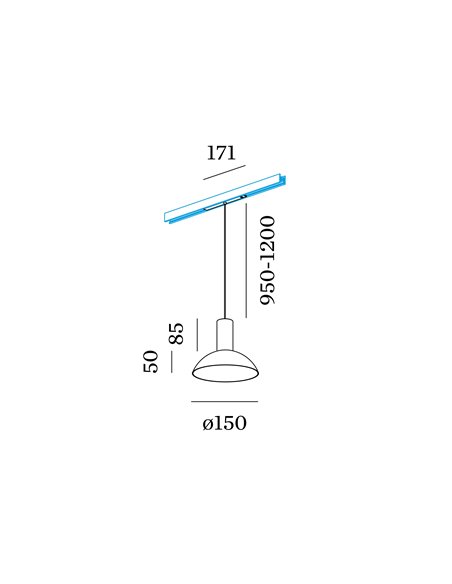 Wever & Ducré Odrey On Track Strex 1.7 Led track lighting fixture