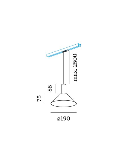 Wever & Ducré Odrey On Track 1-Phase 1.6 Par16 track lighting fixture