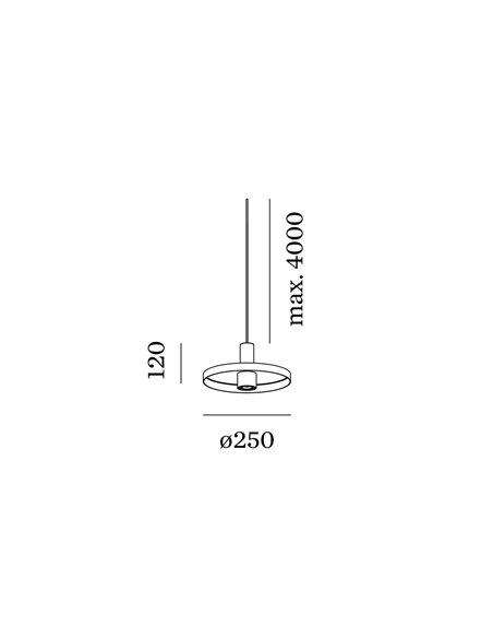 Wever & Ducré Odrey Ceiling Susp 1.2 Par16 suspension lamp