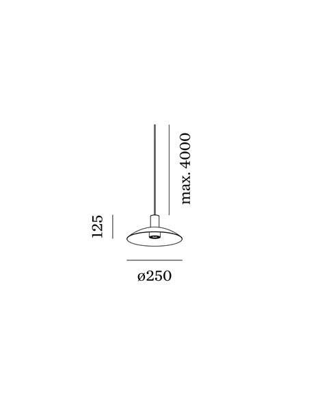 Wever & Ducré Odrey Ceiling Susp 1.8 Par16 Hanglamp