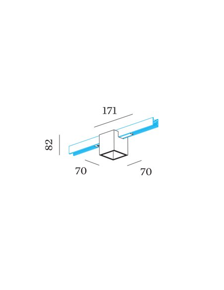 Wever & Ducré BOX MINI ON TRACK 48V SYSTEM 1.0 LED Track