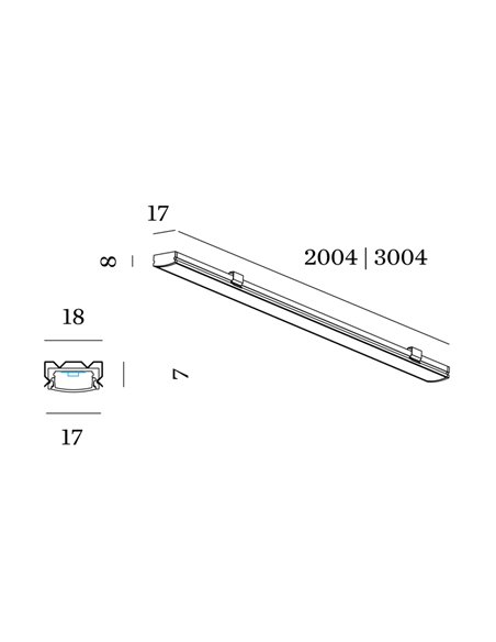 Wever & Ducré ILANE 1.0 2.0M Plafondlamp