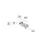 Wever & Ducré 1-PHASE TRACK ADAPTER track