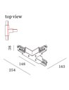 Wever & Ducré 3-phase track | AA-B T-Connector