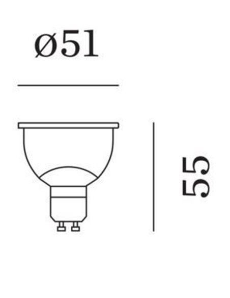 Wever & Ducré 2700K | GU10 PAR16 LED Lamp