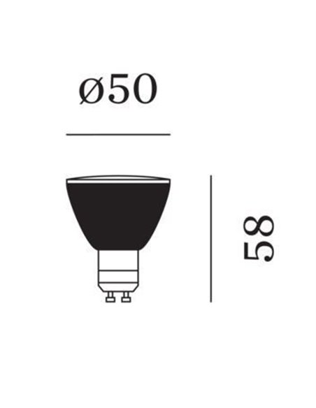 Wever & Ducré 3000K | GU10 PAR16 LED Lamp CRI 90 360lm