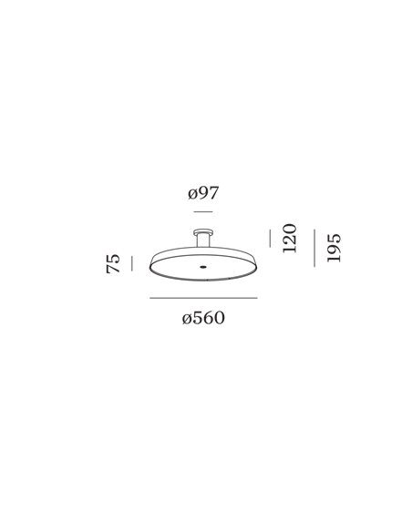 Wever & Ducré ROOMOR OFFICE 1.0 LED Ceiling lamp