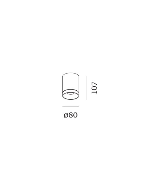 Wever & Ducré TAIO ROUND IP65 1.0 LED Plafonnier