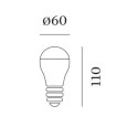 Wever & Ducré 2700K | E27 A60 LED Lamp