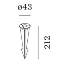 Wever & Ducré X-BEAM Ground Spike