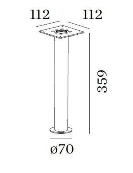 Wever & Ducré LINUS Ground Fixation