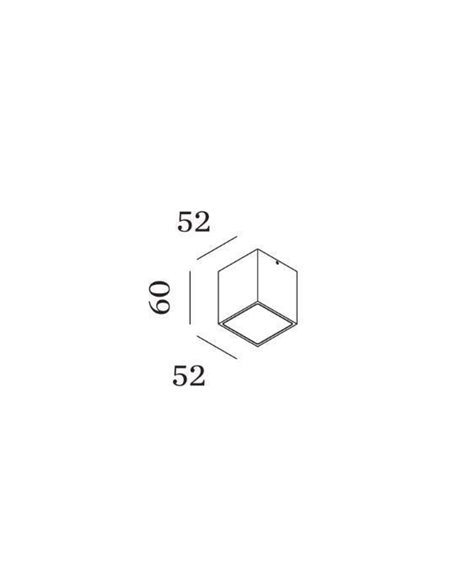 Wever & Ducré TRAM 1.0 CARRÉ phase-cut dim