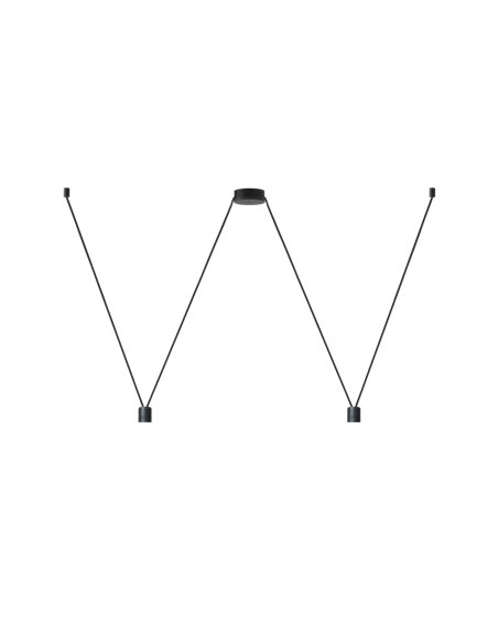 Wever & Ducré Suspension Set | E27 | 6.0 m | for 2 WIRO Decenter 2.0