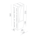 BRICK IN THE WALL Small IP20 LED 500 lm remote driver WARMDIM