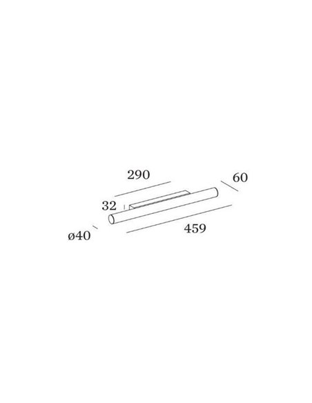 Wever & Ducré MIRBA 1.0 phase-cut dim Wandlampe