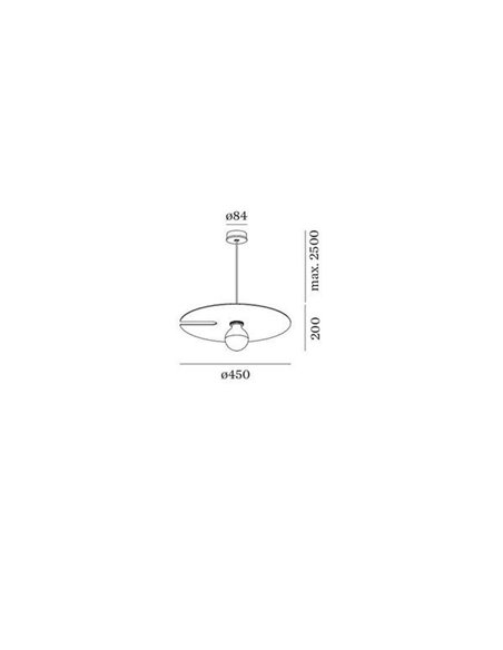 Wever & Ducré MIRRO SUSPENDED 2.0 2.5m