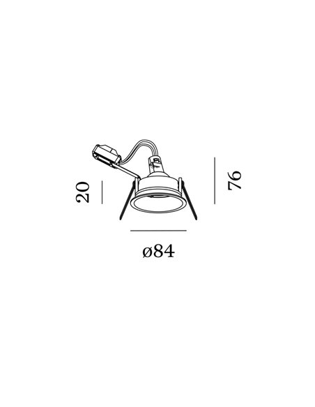 Wever & Ducré DEEP 1.0 MR16 wire springs