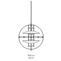 100138_VP_Globe_Pendant_Ø40_Technisch