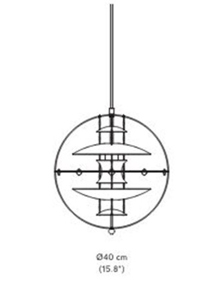 100138_VP_Globe_Pendant_Ø40_Technical