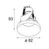 Modular Smart kup 82 GU10 Inbouwlamp